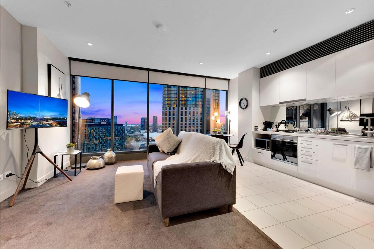 Opulent Level 25 Condo With Breathtaking Views Melbourne Exterior photo